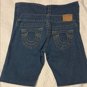 True Religion Jeans with Signature Stitching bootcut 27